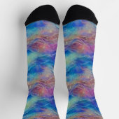 Chaussette Bleu Mauve Blanc Pearly Floatls (Haut)