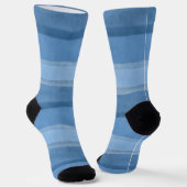 Chaussette Bleu monochromatique (Angulaire)