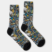 Chaussette Bleu Nautique (Droite)