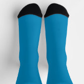 Chaussette Bleu (NCS) (couleur unie) (Haut)