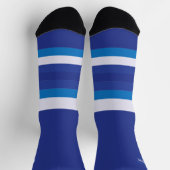Chaussette Bleu Schtroumpper Secret Stripes Wild (Haut)