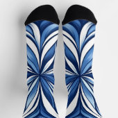Chaussette Blue Bliss Fleurs Bio (Haut)