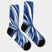 Chaussette Blue Bliss Fleurs Bio (Droite)