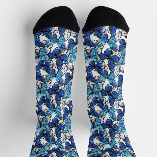 Chaussette Blue Butterflies (Haut)