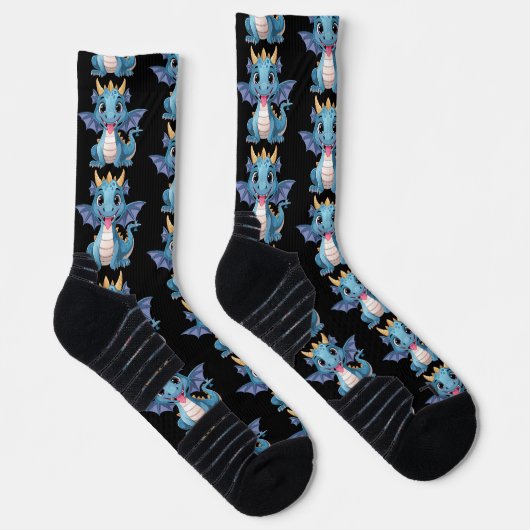 Chaussette blue dragon (Droite)