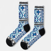 Chaussette Blue flower patten Socks (Gauche)