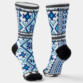 Chaussette Blue flower patten Socks (Angulaire)