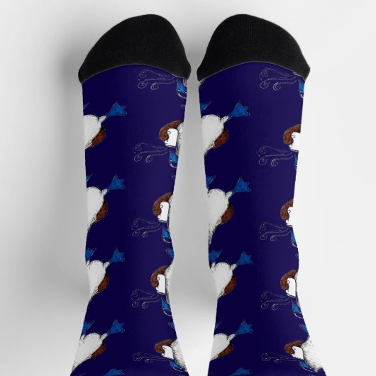 Chaussette Blue Footed Bird Socks (Haut)