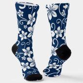 CHAUSSETTE BLUE HAWAII (MARINE) (Angulaire)