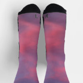 Chaussette Blue Pink Clouds (Haut)