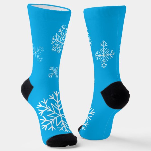 Chaussette Blue snowflake socks (Angulaire)