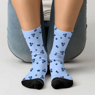 Chaussette Blueberries à la main Ajouter Initiales Fruit Nouv