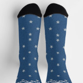 Chaussette Bluestar | Nom personnalisé (Haut)