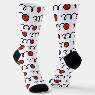 Chaussette Bocce mignon bille imprimer équipe chaussettes spo