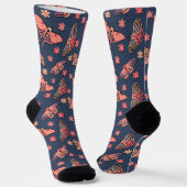 Chaussette Boho Moth Design Motif (Angulaire)