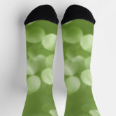 Chaussette Bokeh vert pâle vert pâle Abstrait (Haut)