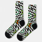 Chaussette Bold Boho Tribal Look Crew Socks (Gauche)