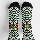 Chaussette Bold Boho Tribal Look Crew Socks (Haut)
