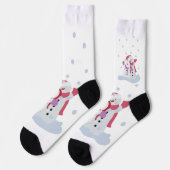 Chaussette Bon Snowman festif (Gauche)