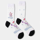 Chaussette Bon Snowman festif (Droite)