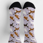Chaussette Bones et pattes de chien de boxe (Haut)