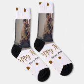 Chaussette Bonne année Père célibataire ajouter photo nom bru (Droite)