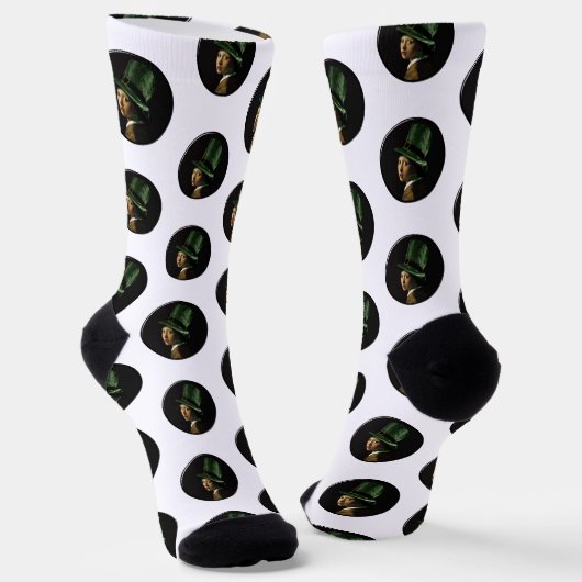 Chaussette Boucle d'oreille Trèfle Saint-Patrick (Angulaire)