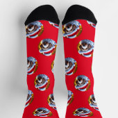 Chaussette Boule de Noël Goldendoodle, Amusant, Chien mignon (Haut)