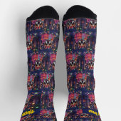 Chaussette Bouledogue français Noël (Haut)