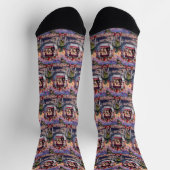 Chaussette Bouledogue français Saint-Valentin  (Haut)