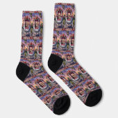 Chaussette Bouledogue français Saint-Valentin  (Droite)