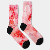 Chaussette Boules de fleurs de cerisier d'aquarelle (Droite)