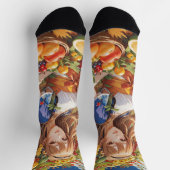 Chaussette Bounty of the Seasons : A Celebration in Collage (Haut)