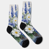 Chaussette Bouquet de fleurs Elégante aquarelle (Droite)
