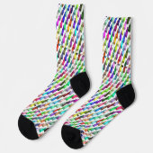 Chaussette Bouteilles de soda multicolores (Gauche)