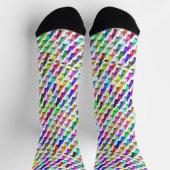 Chaussette Bouteilles de soda multicolores (Haut)