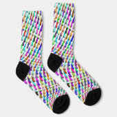 Chaussette Bouteilles de soda multicolores (Droite)