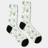 Chaussette Bows et coeurs Shamrock et roses (Droite)
