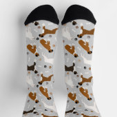 Chaussette Boxer Chien Bones et Paws Chaussettes (Haut)