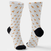 Chaussette Boxer Chien reproduit Motif (Angulaire)