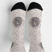 Chaussette Boykin Peinture Espagnole - Cute Original Chien Ar (Haut)