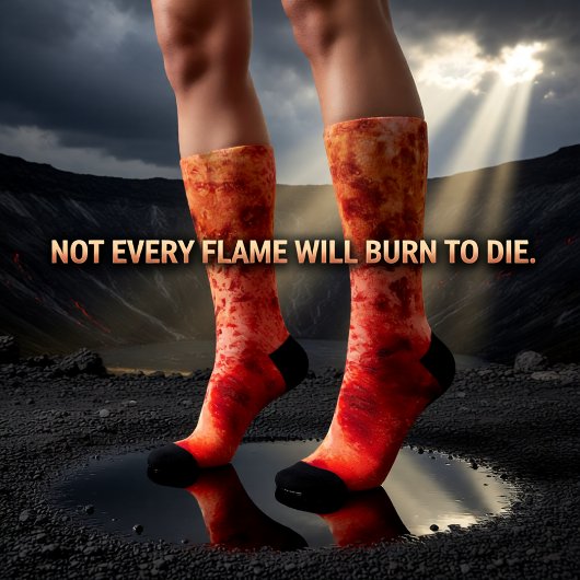 Chaussette Braises qui se déplient