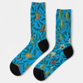 Chaussette Branches avec grenades de William Morris (Gauche)