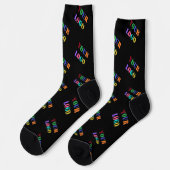Chaussette Branded Logo Promotional Business Socks Example (Gauche)