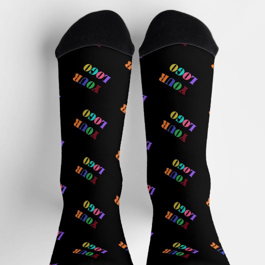 Chaussette Branded Logo Promotional Business Socks Example (Haut)