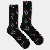 Chaussette Branded Logo Promotional Business Socks Example (Droite)