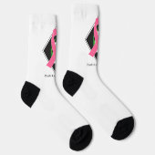 Chaussette Brest Cancer High-Performance Athletic Crew Sock (Droite)