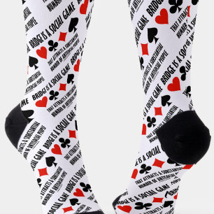 Chaussette Bridge Est Un Jeu Social Attire Les Personnes Anti