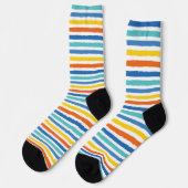 Chaussette Bright Beach Striped Motif (Gauche)