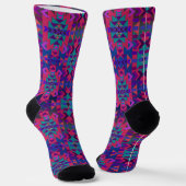 Chaussette Bright Purple and Pink Southwestern Style (Angulaire)